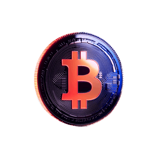 Floating card displaying crypto market analytics data visualization